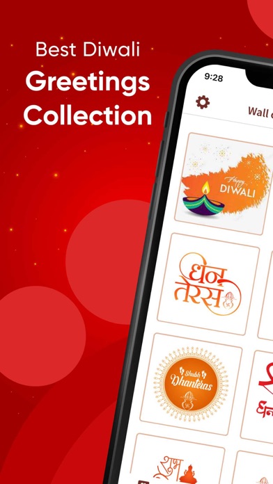 Diwali Greeting Cards & Wishes Screenshot