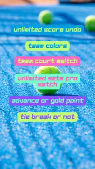 Padel Scoreboard Plus iphone bilder 3
