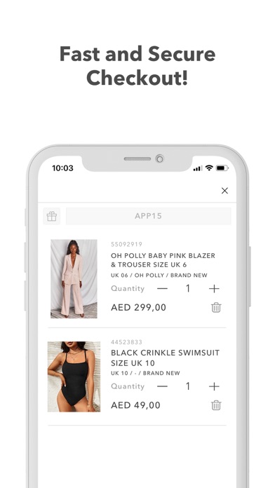 NOTHING TO WEAR APP Screenshot