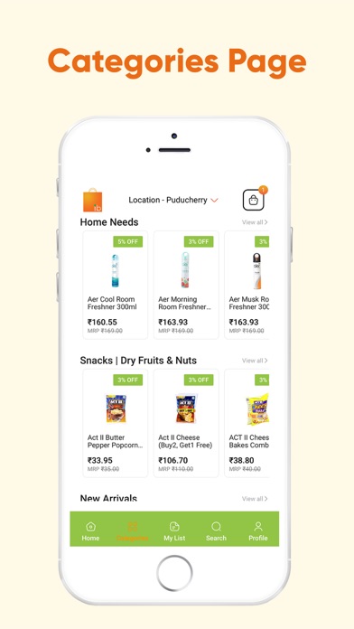 Indbazaar-Online Grocery Store Screenshot