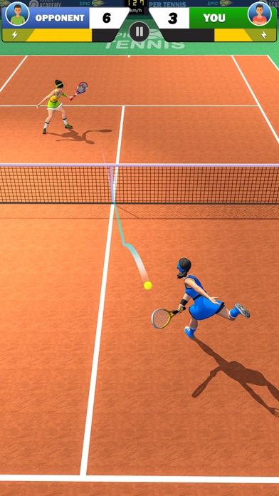 Tennis Super Star 3D Games Screenshot
