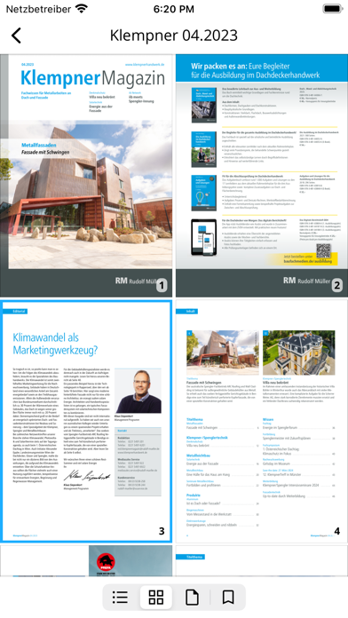 Klempner-Magazin Screenshot