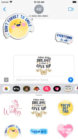 Game screenshot Motivational Stickers 2021 mod apk
