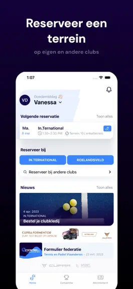 Game screenshot Tennis & Padel Vlaanderen apk