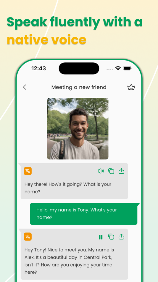 #2. AI Learn Fluent Talks | OnMind (iOS) 由: Alireza Bokanian