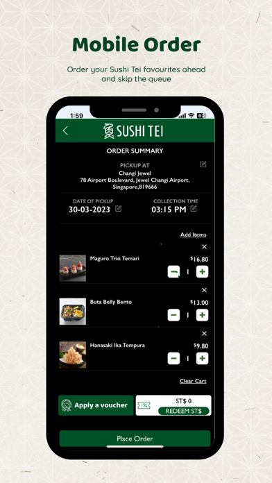 Sushi Tei Singapore Screenshot