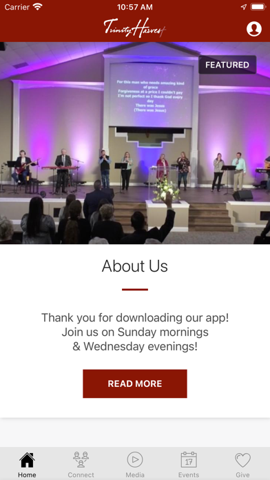Trinity Harvest Church Screenshot