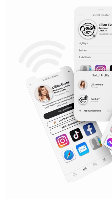 Social Master App Screenshot