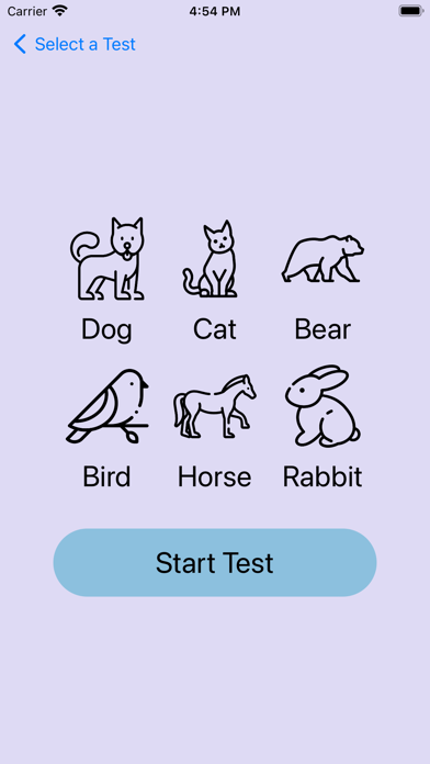 Pediatric Vision Test Screenshot
