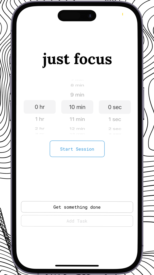 #2. just focus - timer and tasks (iOS) 由: Jonathan Bonney
