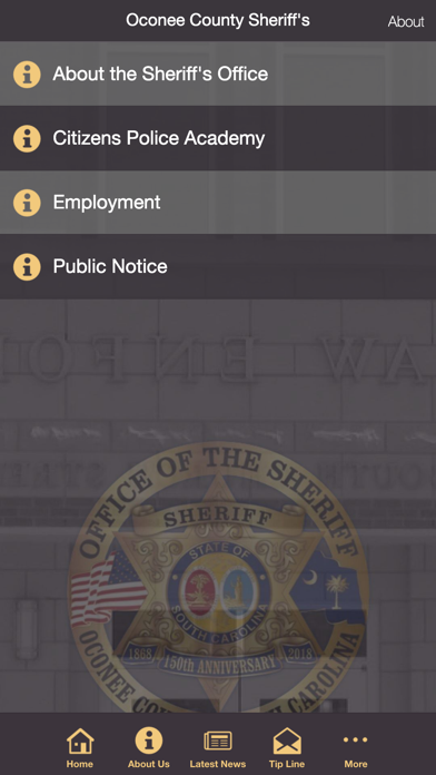 Oconee County Sheriff's Screenshot
