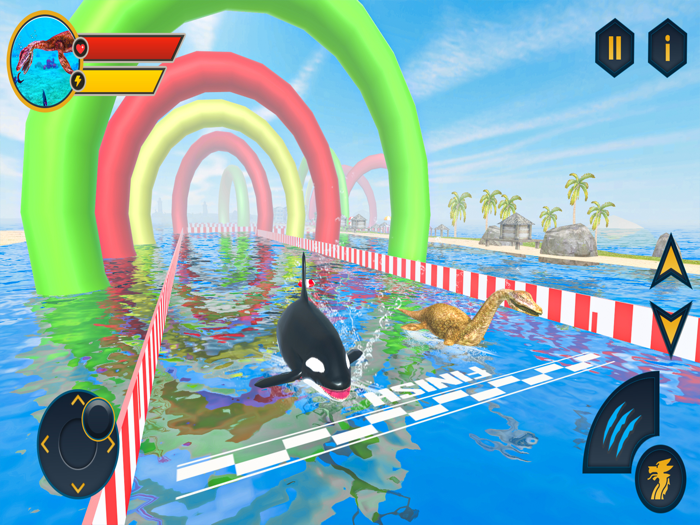 Sea Monster Game-City Dinosaur