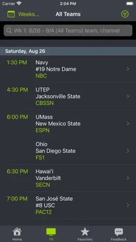 Game screenshot College Football Schedules '23 hack