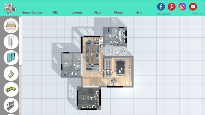 Home Design  Floor Plan