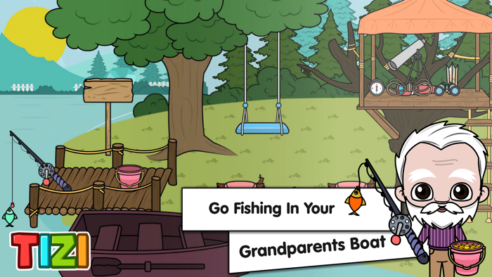 My Tizi Town Grandparents Home