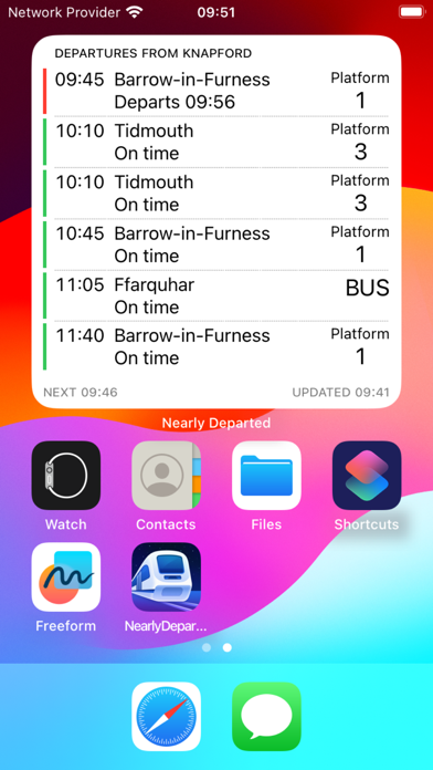 Nearly Departed for UK trains Screenshot