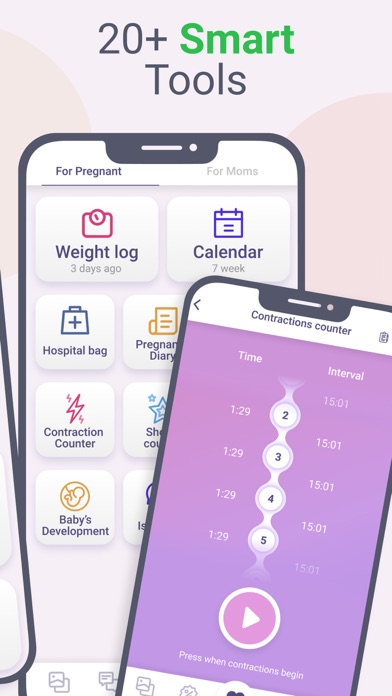 Supermoms AI Pregnancy Tracker Screenshot