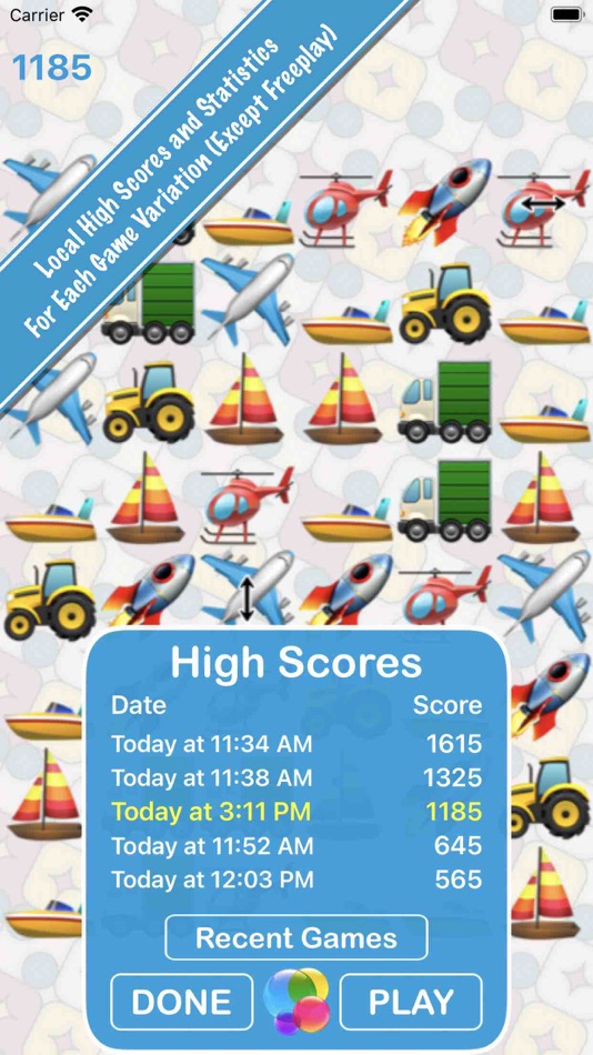 #8. Unmatched - Match 3 With Style (iOS) Podle: Kevin Brain