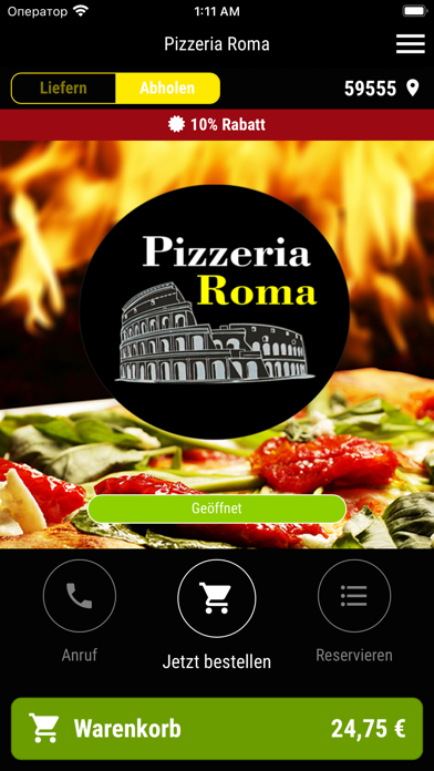 Pizzeria Roma Lippstadt Screenshot