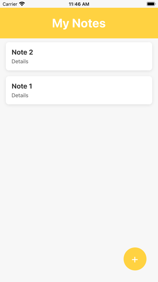 #1. My Notes App (iOS) 게시자: Parth Vekariya