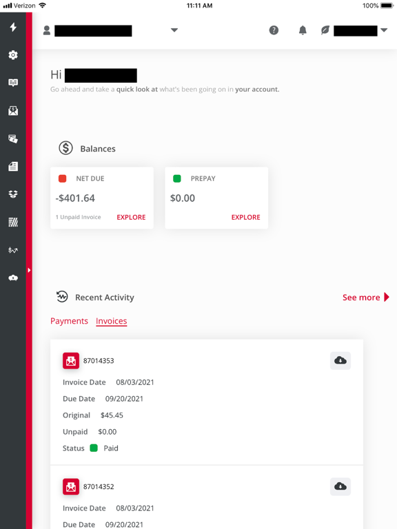 App screenshot