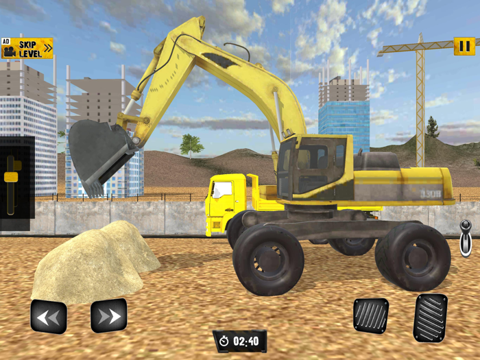 Road Construction Excavator 3D