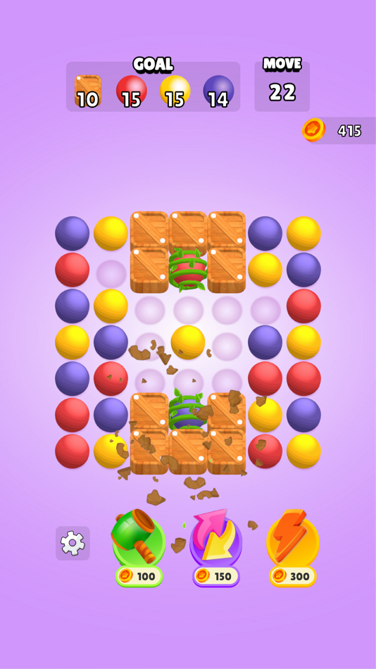 #5. Push - Triple Match Puzzle (iOS) Podle: Mehmet Fatih Sahin
