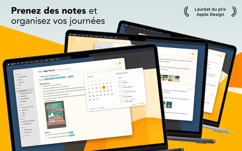 Screenshot #1 pour Agenda - Notes plus calendrier