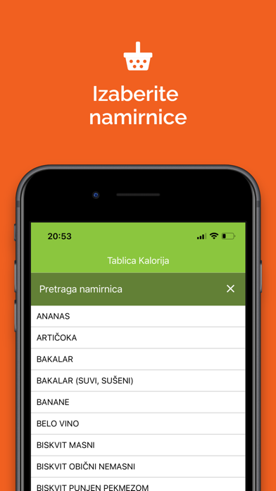 Tablica Kalorija Screenshot