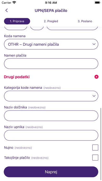 BKS mBanka Slovenija Screenshot