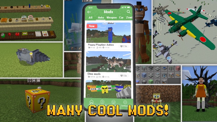 AddMods mods for Minecraft PE