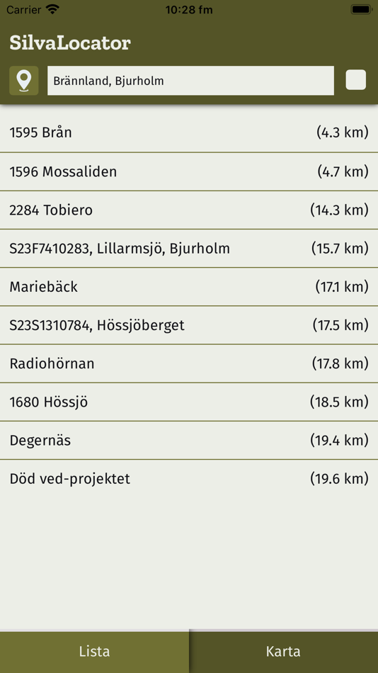#1. SilvaLocator (iOS) By: Kim Lindgren