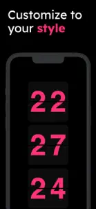 Flip Clock - Digital & Retro screenshot #1 for iPhone