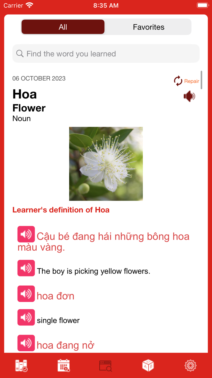 Vietnamese - Word of the Day