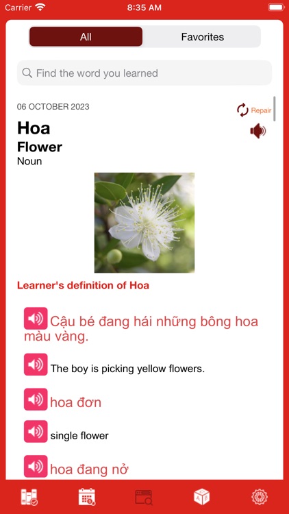 Vietnamese - Word of the Day screenshot-3