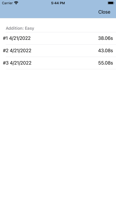 Speed Math - Flashcards