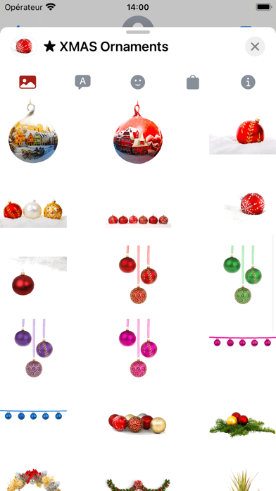 クリスマスの装飾 • Stickersのおすすめ画像4