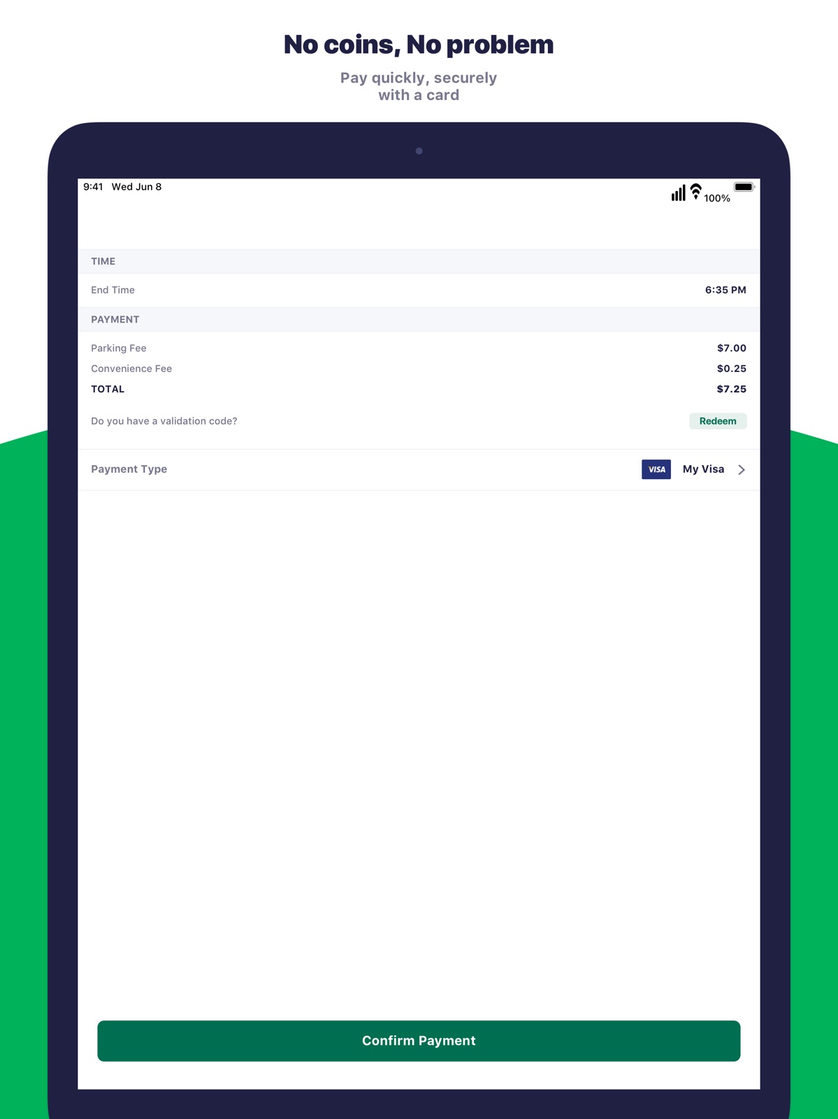 Green P ipad screenshot 3