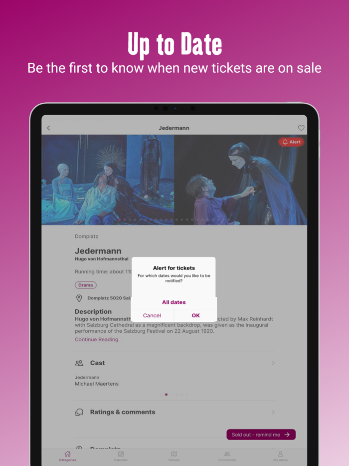 Ticket Gretchen - Event App