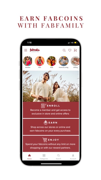 Fabindia Online Shopping Screenshot
