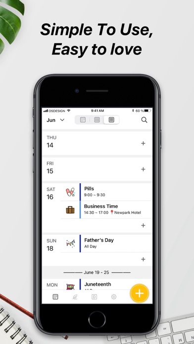 Daily Calendar: Day Organizer Screenshot