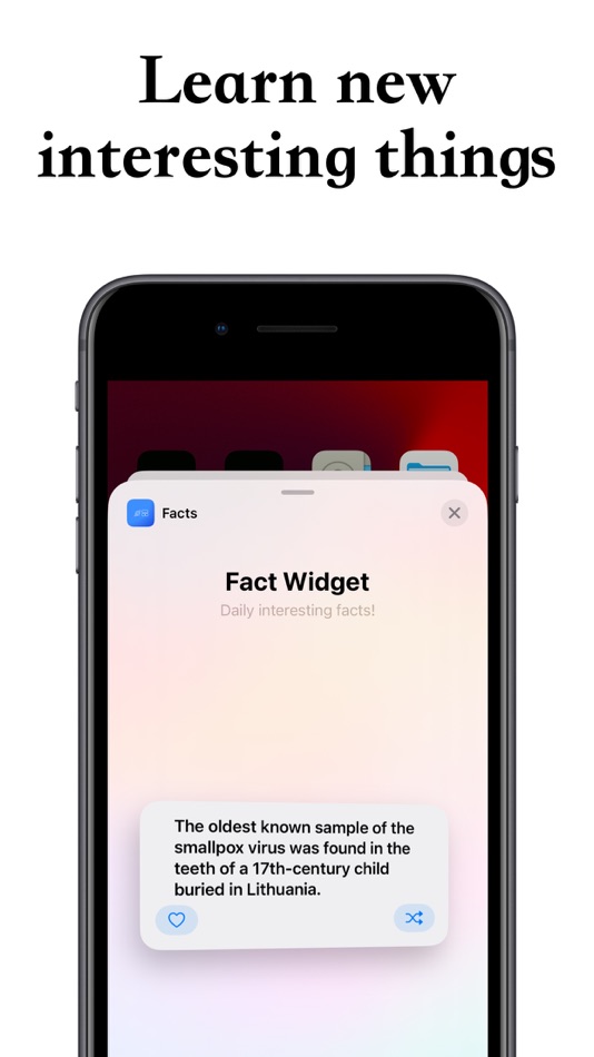 #3. Fact Widget (iOS) Podle: Kawaii