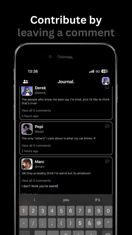 Journal. Be real with words. screenshot-4
