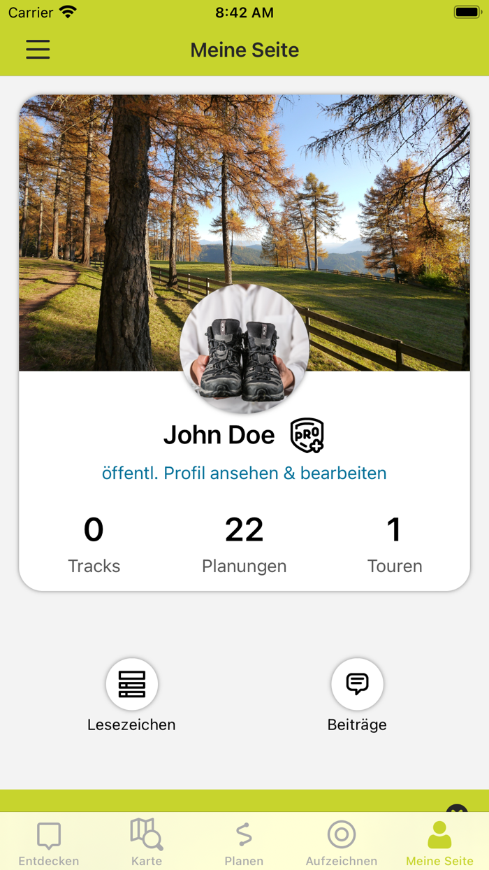 Unterwegs im Naturschutzgebiet