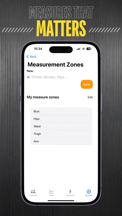 Body Measurements, My Progress screenshot-3