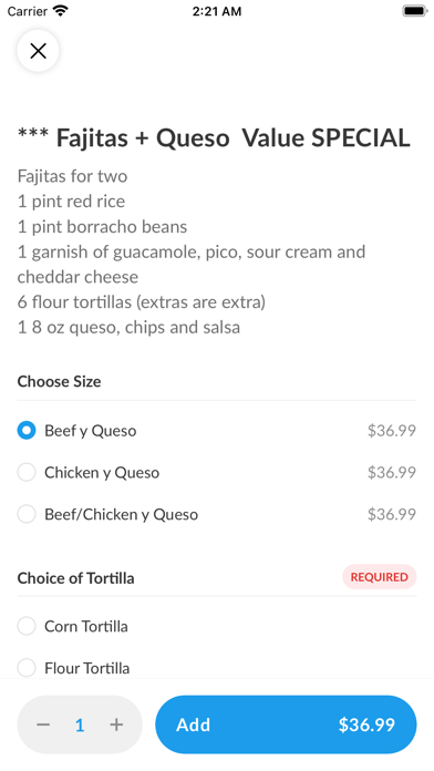 Aldaco's Mexican Cuisine Screenshot