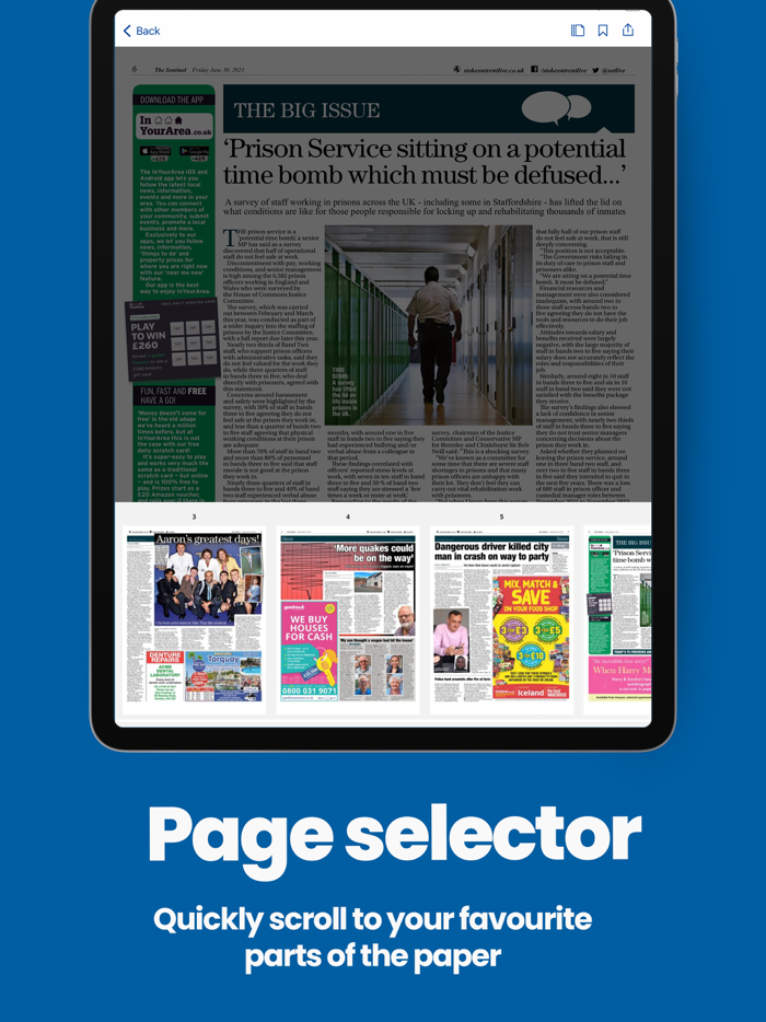 Stoke Sentinel Newspaper