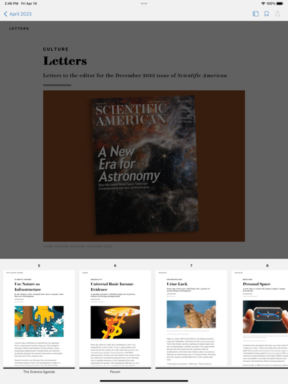 Scientific American iPad app afbeelding 5