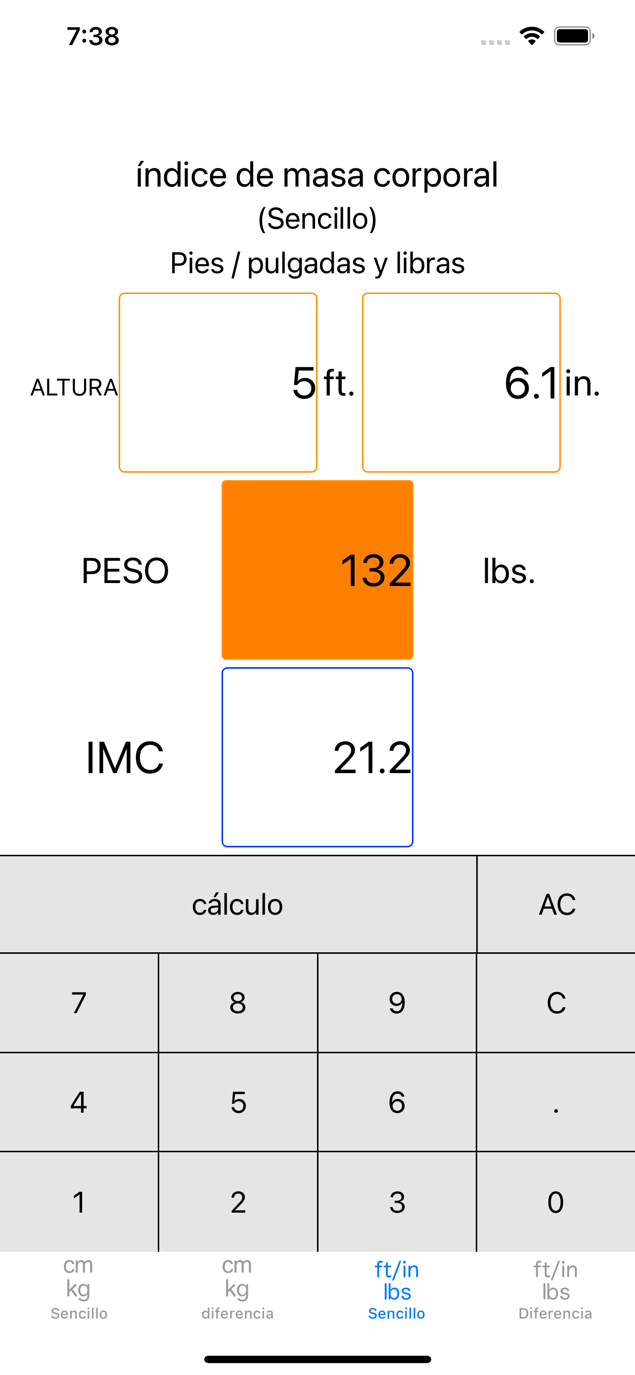 Calculadora de IMC
