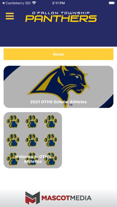 O'Fallon Panthers Athletics Screenshot